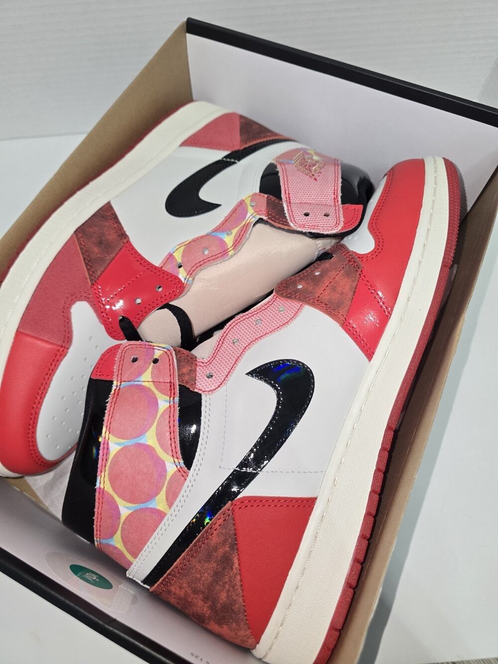 Air Jordan 1 Retro High OG Spider-Man Across Spider-Verse DV1748-601 Sz 13 New